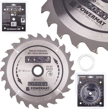 Příslušenství k pile Pilový kotouč na dřevo 185x20 24z TDD-185x20x24Z