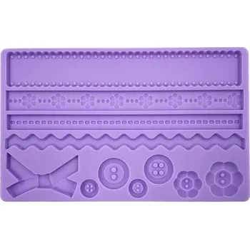 Forma na pečení Silikonová forma na mašlička knoflíky od Wiltonu