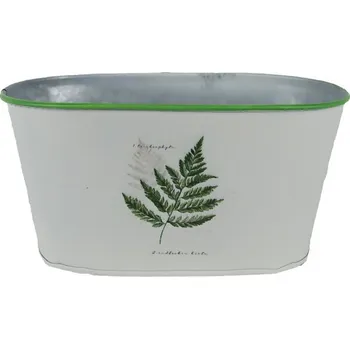 Zahrada Květináč plechový ovál K4592/1