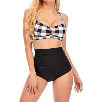 Dámské plavky Dvoudílné dámské plavky Laorchid Retro, velikost 4XL