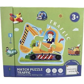 Puzzle Puzzle a tabule na mazání za sucha s fixem