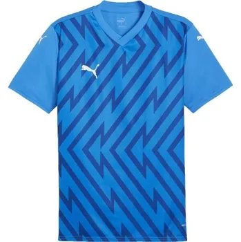 Míčový sport Pánský fotbalový dres Puma TEAMGLORY JERSEY L Modrá, Bílá