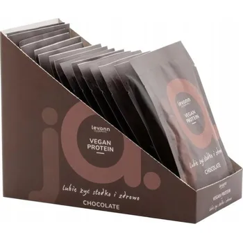 Protein Levann jA Veganský protein Čokoláda 15 sáčků (15x32 g) hrachový protein