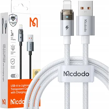 Datový kabel Kabel McDodo USB - Apple Lightning 1,2 m bílý