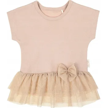 Dívčí bavlněná halenka, krátký rukáv, Tyl , Nicol, vel. 68