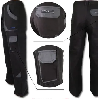 Pracovní obuv Pracovní kalhoty ART.MAS černé 100% bavlna s kapsami vel. 62