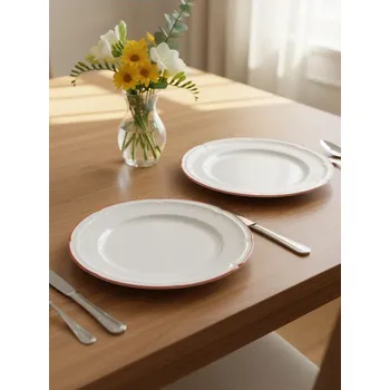 Talíř Sinsay - Keramické talíře 2 ks - červená - 567GI-33X - 567GI-33X-ONE