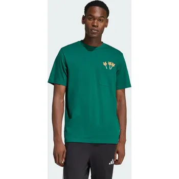 Pánské tričko ADIDAS TRIČKO NOVELTY DART GRAPHIC ZELENÁ