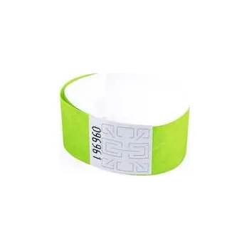 Fitness náramek Náramek Tyvek 25 mm - neon zelená [1 ks],rychlé dodání