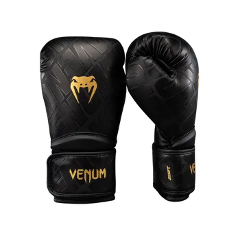 Boxerské rukavice Venum Contender 1.5 XT 3D Boxing Gloves, Black/Gold Velikost: 14oz