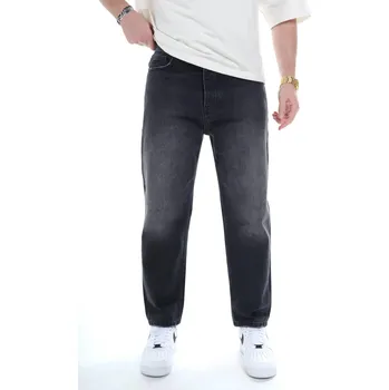 Pánské džíny 2Y Premium Černé straight fit džíny – KORIN Velikost: 36