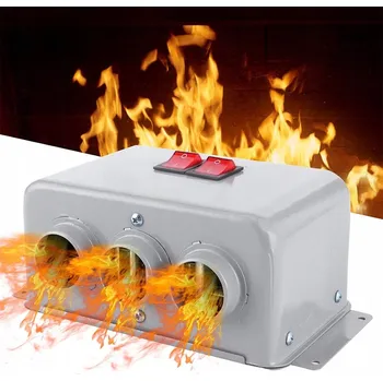 Ventilátor topení a klimatizace Topidlo ventilátor automobilová 12V 800W s 3 výdechy