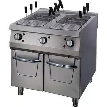 Vařič Maxima Vařič těstovin Premium - elektrický - 400V - dvojitá jednotka - hloubka 90 cm | 09398618