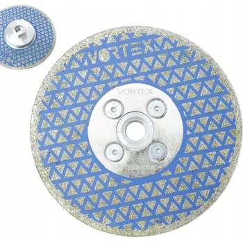 Brusný kotouč DIAMANTOVÝ KOTOUČ 125MM M14 PRO ŘEZÁNÍ A BROUŠENÍ DLAŽDIC, SLINUTÉ DLAŽBY A KAMENE