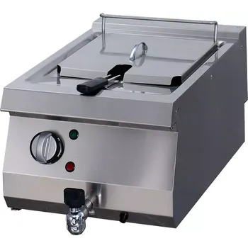 fritéza Maxima Fritéza pro vysoké zatížení - 1 x 12 l - elektrická - s vypouštěcím kohoutem - hloubka 70 cm | 09395000