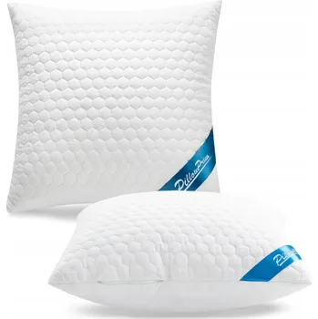 Polštář 2 x Antialergický polštář Péřový 40x40 cm Polštář s regulací výplně