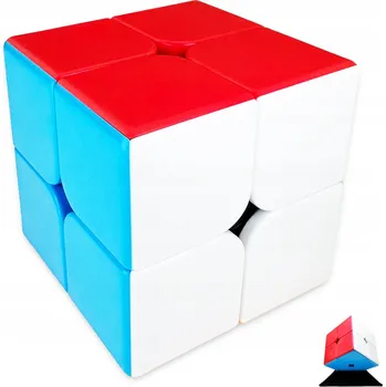 Hlavolam ORIGINÁLNÍ KOSTKA 2x2 SEŘÍZENÁ RYCHLÁ LOGICKÁ KOSTKA 2x2x2 + PODSTAVEC