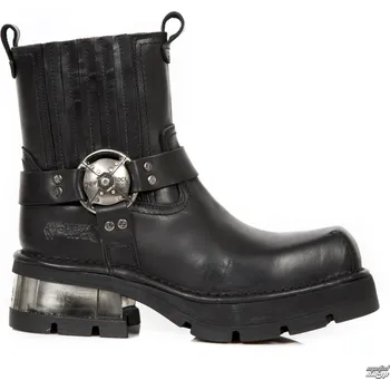 Pánská zimní obuv boty kožené dámské - PLANING NEGRO NEW M3 ACERO - NEW ROCK - M.1605-S1 - 42