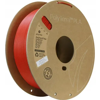 Filament Filament Polymaker PolyTerra PLA - Army Red / 1 kg, 1,75 mm