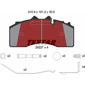 Brzdová destička Sada brzdových destiček, kotoučová brzda STEINHOF SM505-Z