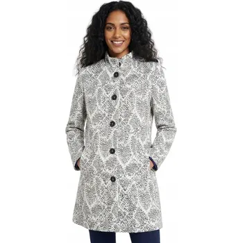 Dámský kabát Dámský kabát DESIGUAL klasický přechodový šedý elegantní vel. 38