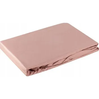 Prostěradlo Prostěradlo Bavlna 100x200 s gumou Nova3 Pudrová