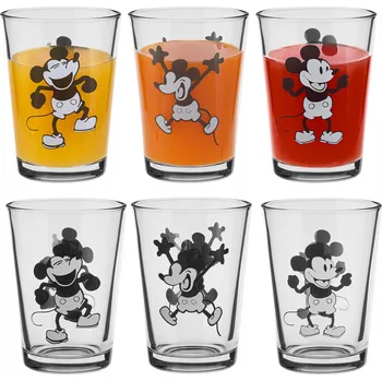 Sklenice Sklenice na nápoje RETRO Vintage Dětský komplet 6x300ml POLSKÉ Glasset