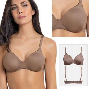 Podprsenka SIELEI podprsenka měkká FRANCIE neviditelné kostice 1662 šedá 2/75C