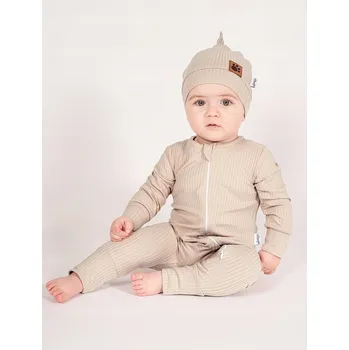Kojenecký overall Dětské bavlněné overal béžové Nicol, vel. 80