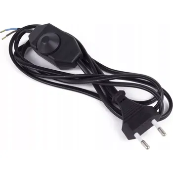 LED páska Kabel se stmívačem černý 2 m