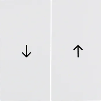 vypínač Klávesy pro žaluziový vypínač Hager 5316258999, bílé