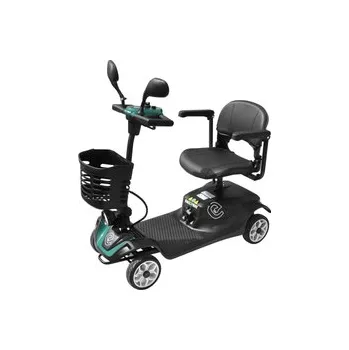 Elektrický invalidní skútr Elektrický čtyřkolový vozík RACCEWAY® SOLID, světle modrý