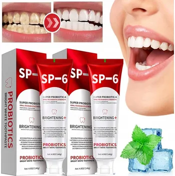 zubní pasta SP-6 Probiotická Bělící Zubní Pasta 2KS