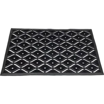 Rohožka Gumová čisticí vstupní rohož FLOMA Eye Shaped - 55 x 90 x 1 cm