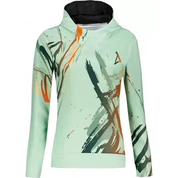 Dámská mikina ALTISPORT VOJ/ALW074MI01 zelená/oranžová