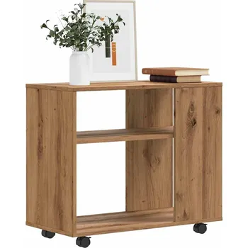 Toaletní stolek zahrada-XL Odkládací stolek dub artisan 70x35x55 cm kompozitní dřevo 856027