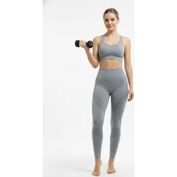 Dámské legíny Sinsay - Legíny s vysokým pasem a kontrastními vsadkami - šedá - 332IH-09M - 332IH-09M-L