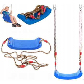 Hra na zahradu Nastavitelná ZAHRADNÍ HOUPAČKA Lana PRKNO PEVNÉ SEDÁTKO Houpací