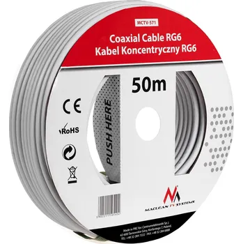 elektrický kabel Anténní kabel Maclean MCTV-571 50 m
