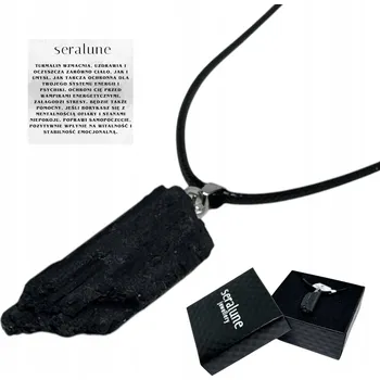 Náhrdelník Náhrdelník Seralune s černým turmalínem 51 cm boho