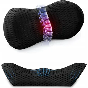 Polštář POLŠTÁŘ ORTOPEDICKÝ POLŠTÁŘ POD ZÁDA NA ŽIDLI KŘESLO POHODLNÝ PAMĚŤOVÝ