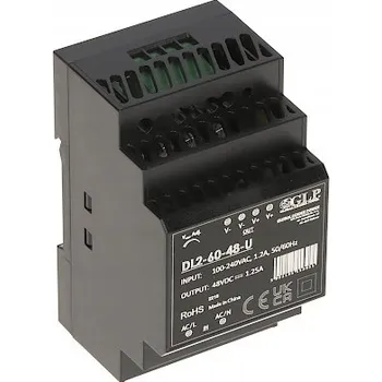 spínaný zdroj Spínaný zdroj na DIN lištu GLP DL2-60-48-U 60 W 48 V černý