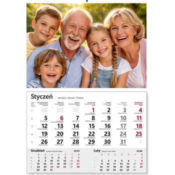 Obraz FOTO-KALENDÁŘ Jednodílný - DEN BABIČKY A DĚDEČKA
