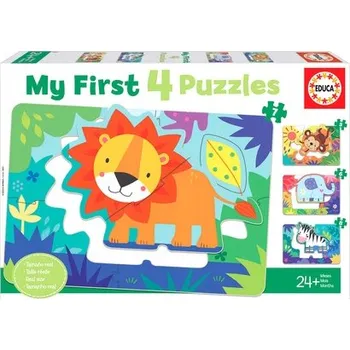 Puzzle Educa Puzzle 5 dílků Educa Puzzle 8 dílů Divoká zvířata