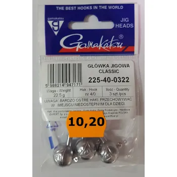 Rybářský háček Jigová hlavička Gamakatsu Classic 4/0 22,5 g