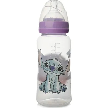 Kojenecká láhev STOR Antikoliková láhev pro novorozence Lilo a Stitch 360 ml