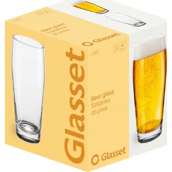 Sklenice Glasset Pivní krýgle 650 ml 4 ks