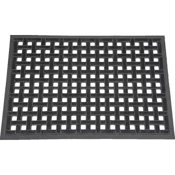 Rohožka Gumová vstupní rohož FLOMA Basket Weave - 60 x 90 x 1,2 cm