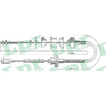 Spojkové lanko Tažné lanko, ovládání spojky LPR C0057C