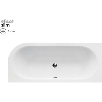 Besco Avita Slim akrylátová vana Délka vany: 160cm, Orientace: Levá, WAV-160-NLS